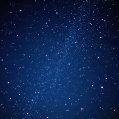 Fototapeta premium Celestial night sky with stars shining brightly in a deep blue canvas , celestial, universe