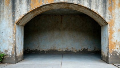 Fototapeta na wymiar Weathered concrete structure with abstract grunge patterns and subtle distressing, grunge, abstract, weathered