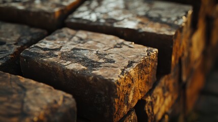 Mason laying bricks for a residential garden wall. Featuring brickwork