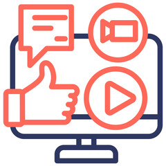 Fototapeta premium Content Strategy Icon