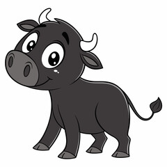Cute cow vector design