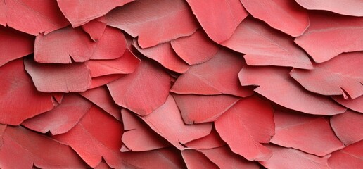 Red petal texture abstract floral pattern background