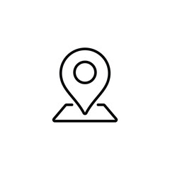 Pin Maps icon. location pin vector