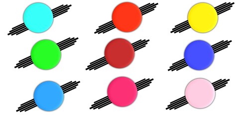 set of colored easter eggs
3d render of a waved service label on vintage background
Illustration 
Graphic design 
Vector design 
Font
ICon