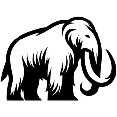 Mammoth logo silhouette