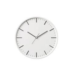 Modern wall clock with cutout background minimalist design home decor white space creative aesthetic