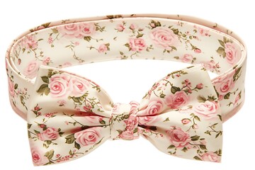 Floral Bow Headband