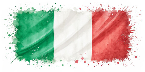 Watercolor Splash Flag of Italy Isolated on Transparent Background

Italian Flag Watercolor Style &ndash; Artistic Splash Transparent PNG