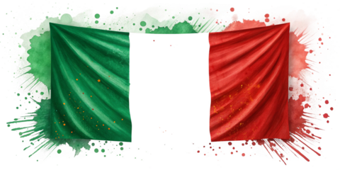 Watercolor Splash Flag of Italy Isolated on Transparent Background

Italian Flag Watercolor Style – Artistic Splash Transparent PNG