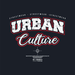 urban streetwear graphic t-shirt and apparel design