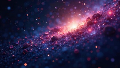 Celestial canvas twinkling with diamonds on a velvet blackness, cosmos, astronomy, night sky