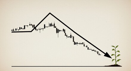 Plant Growth Decline Graph