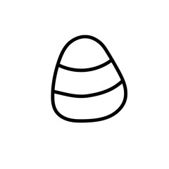 easter egg with ribbon