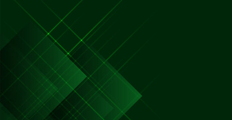 Modern Emerald Green Geometric Abstract Background with Diagonal Lines and Soft Gradient, Ideal for Tech Presentations and Minimalist Designs for Digital Projects