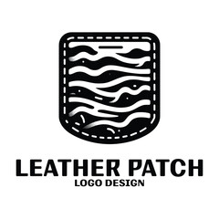 Leather Patch Vector Logo Design