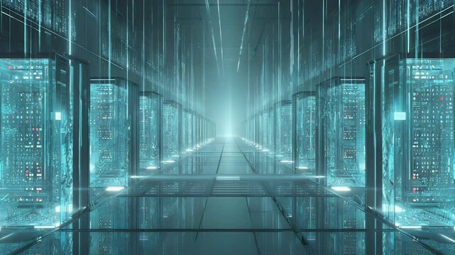 Virtual Reality Server Room Simulation