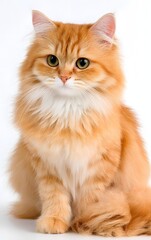 Fototapeta premium Cartoon Cute Pet Cat Photo