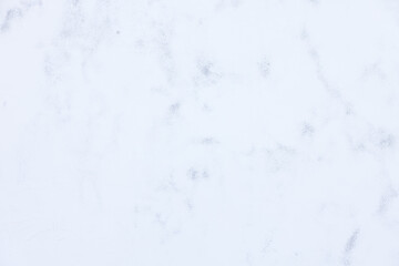 Texture background of skim coat on concrete wall for flat smooth. Construction work to plaster or apply white compound mortar cement material on surface for repair, improvement by builder professional