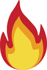 fire flames vector illustration