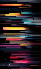 Abstract digital glitch texture, generation AI 