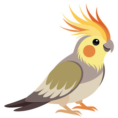 Goldfinch isolated on white background