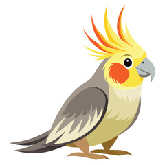 Obraz premium Goldfinch isolated on white background