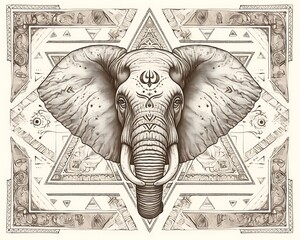 Elephant Art, Sacred Geometry