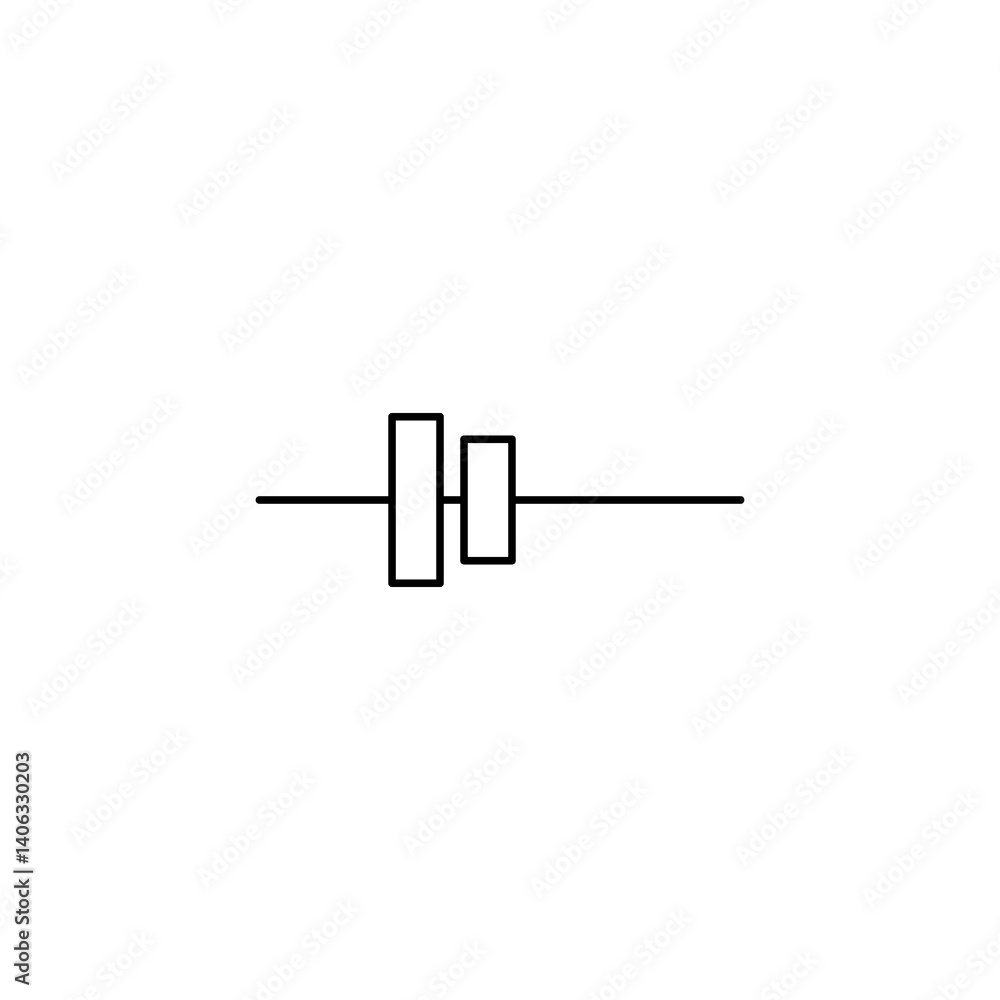 Aufkleber align center icon vector simple black trendy style illustration for web and app..eps