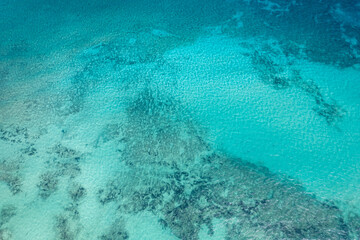 Aerial View of the Caribbean Sea