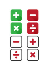 Calculator icon vector on white background. Savings, finances sign. Economy calculate.