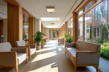 Fototapeta premium Interior of a modern nursing home