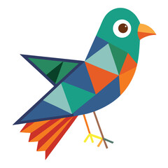 Kite bird isolated on white background