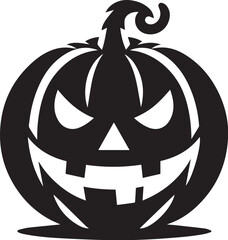  jack-o-lantern vector silhouette illustration