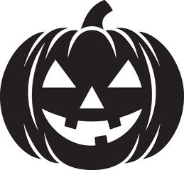  jack-o-lantern vector silhouette illustration