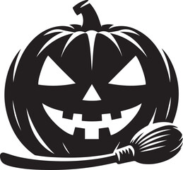 jack-o-lantern vector silhouette illustration