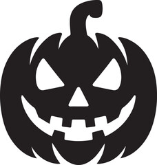  jack-o-lantern vector silhouette illustration