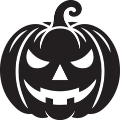  jack-o-lantern vector silhouette illustration