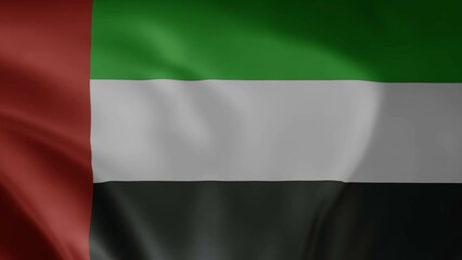 Obraz premium United Arab Emirates Flag illustration.