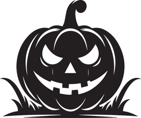  jack-o-lantern vector silhouette illustration