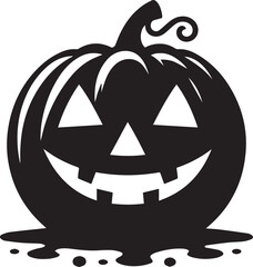  jack-o-lantern vector silhouette illustration