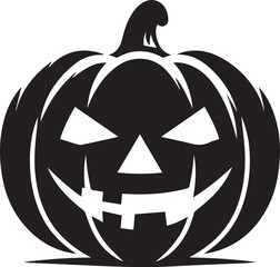  jack-o-lantern vector silhouette illustration