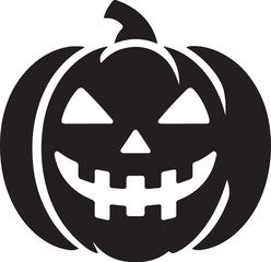  jack-o-lantern vector silhouette illustration