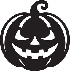  jack-o-lantern vector silhouette illustration