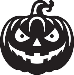  jack-o-lantern vector silhouette illustration