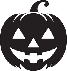  jack-o-lantern vector silhouette illustration