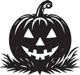  jack-o-lantern vector silhouette illustration