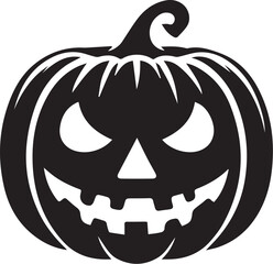  jack-o-lantern vector silhouette illustration