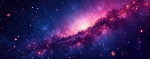 Vibrant Starfield Against Dark Space Background ,  outer space,  nebula,  shiny stars