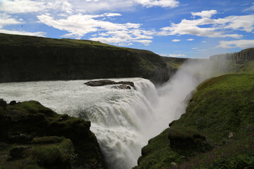 waterfall in iceland