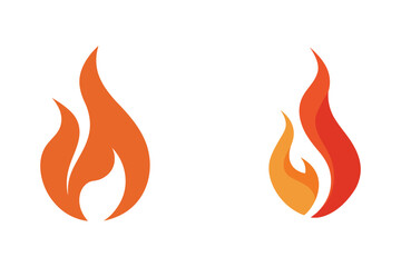 set of fire icons